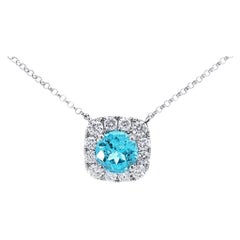 Elegant Aquamarine Pendant