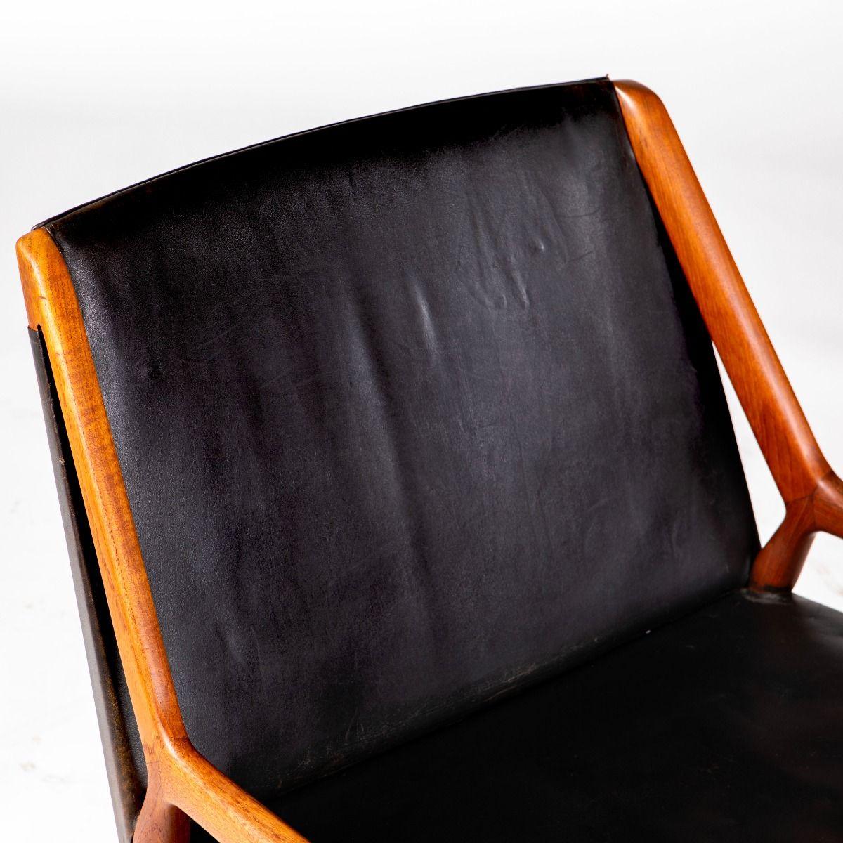 Elegant armchair designed by Ejner Larsen and Aksel Bender Madsen around 1951. in vendita 1