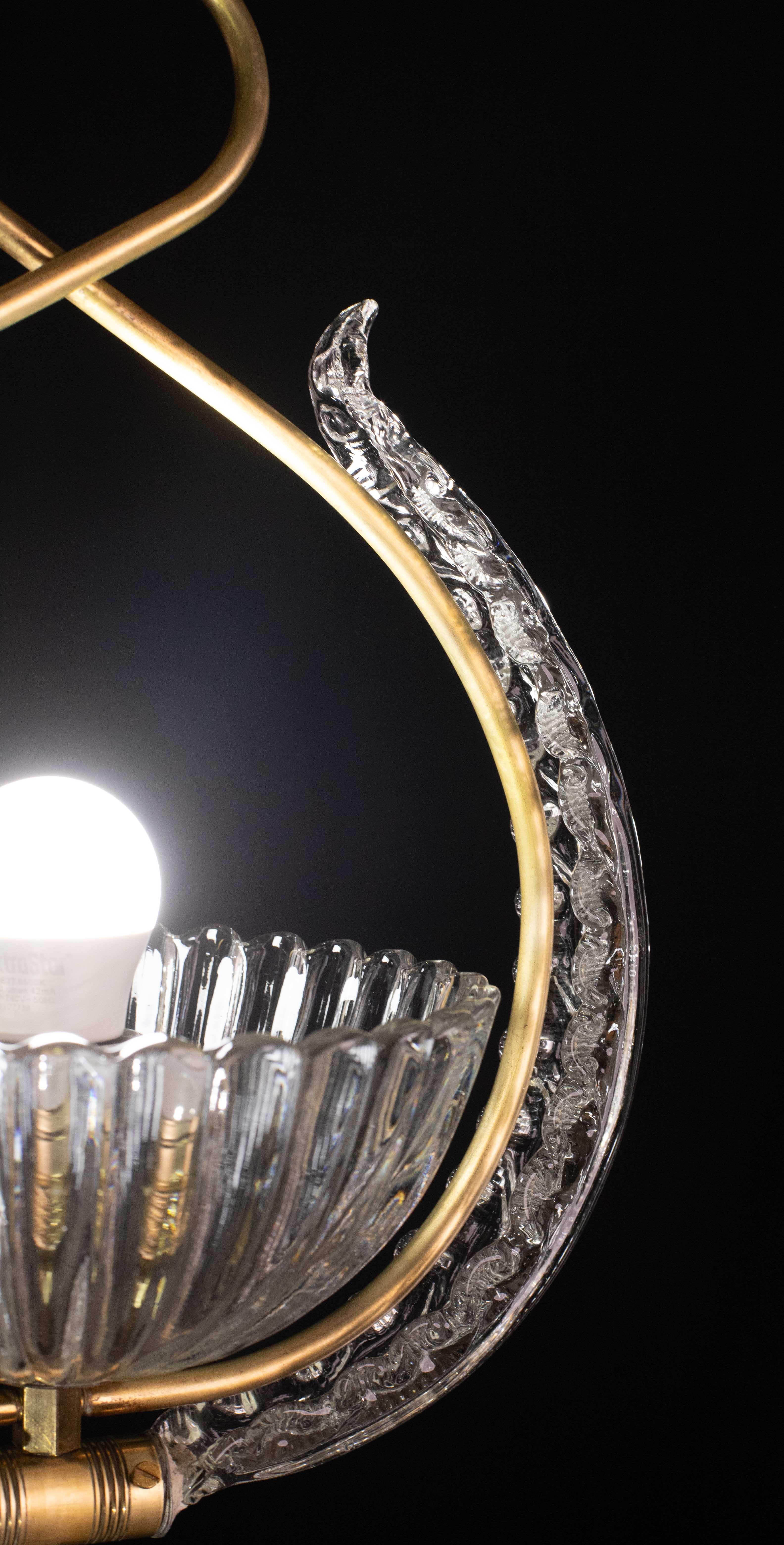 Eleganza del lampadario Art Decò Barovier&Toso, anni '40 in vendita 6