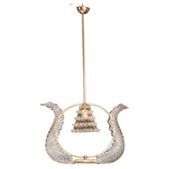 Elegance Art Decò Barovier&Toso Chandelier, 1940s