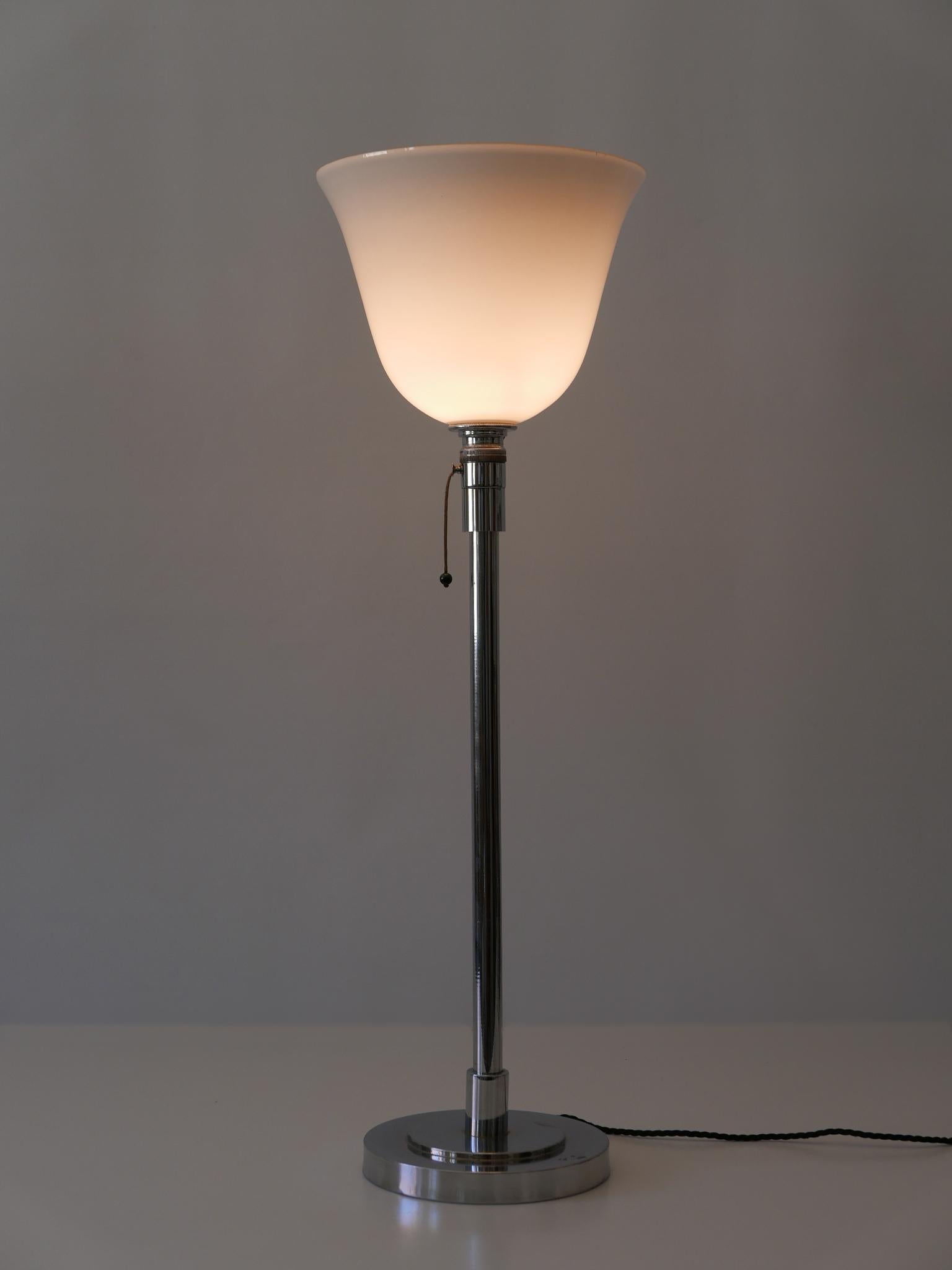 Elegant Art Deco Bauhaus Table Lamp or Floor Light by Mazda Paris, France, 1930s For Sale 1