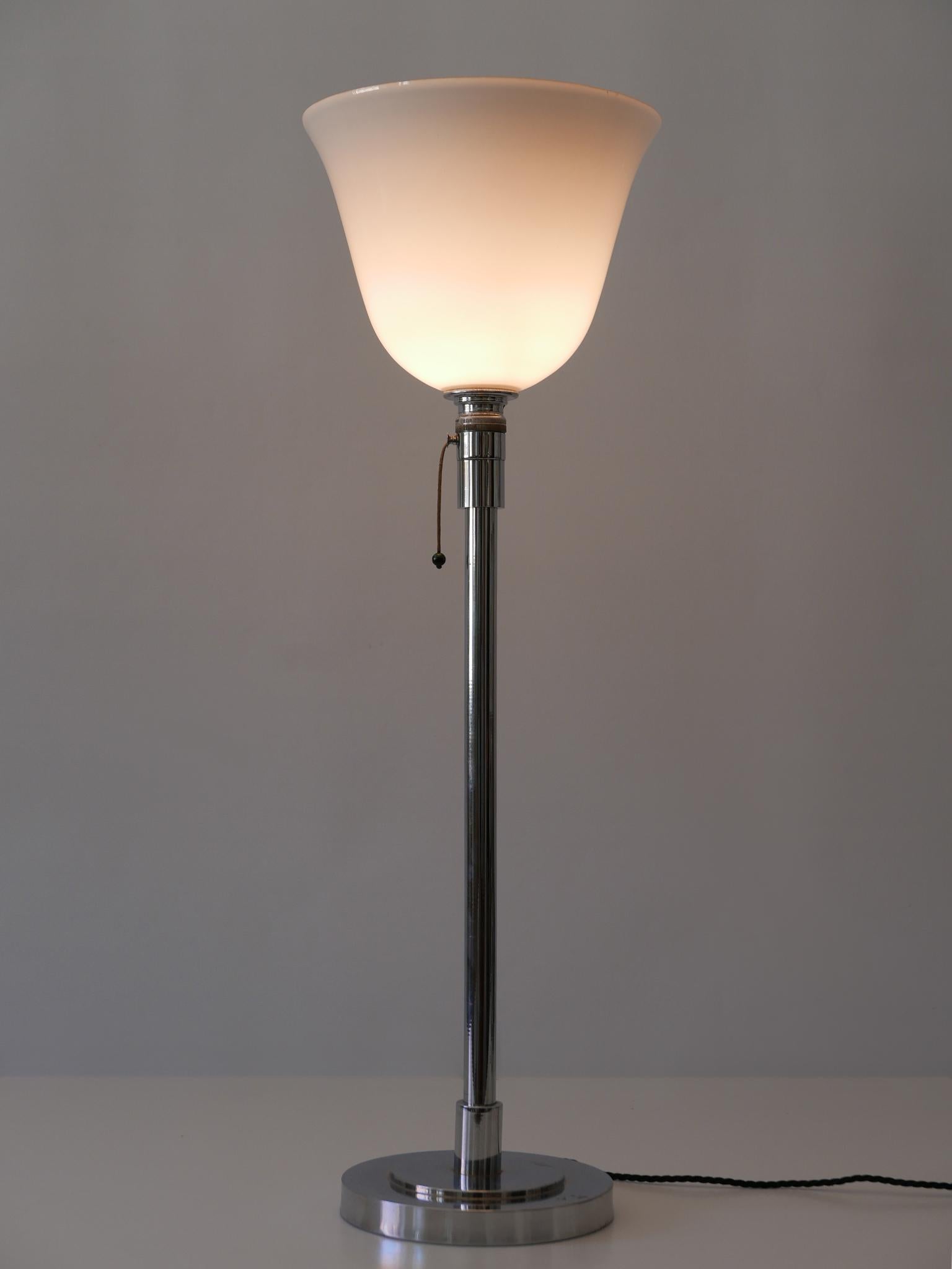 Elegant Art Deco Bauhaus Table Lamp or Floor Light by Mazda Paris, France, 1930s For Sale 5