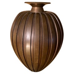 Elegant Art Déco Bronze Vase by Evan Jensen, Denmark, 1930s
