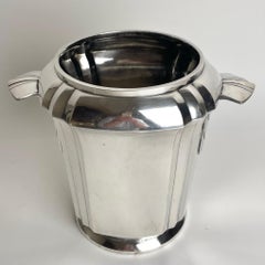 Elegant Art Deco Champagne Bucket / WineCooler by Christofle Gallia circa 1925