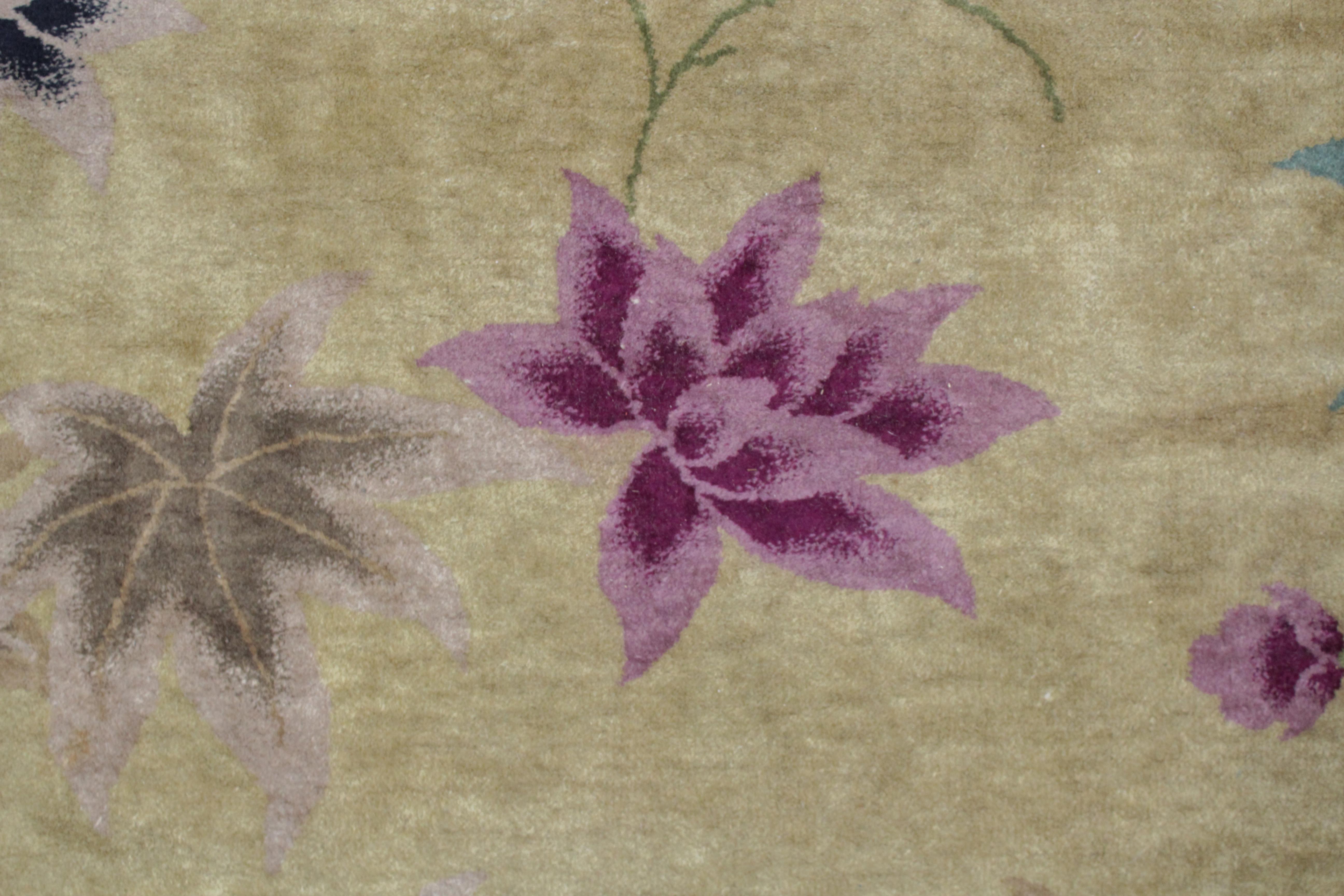 Hand-Knotted Elegant Art Deco Chinese Rug by Nichols & Co. For Sale