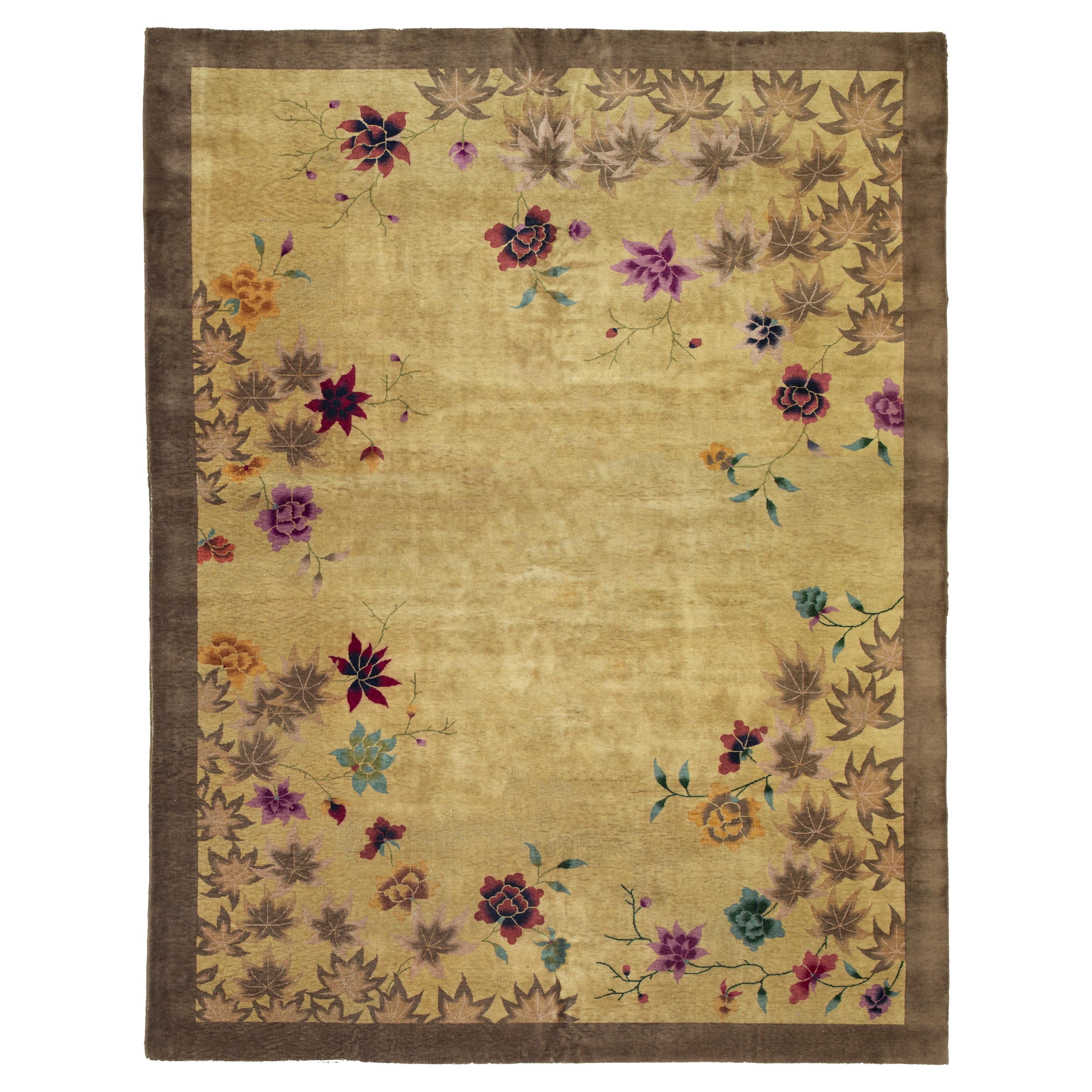 Elegant Art Deco Chinese Rug by Nichols & Co.