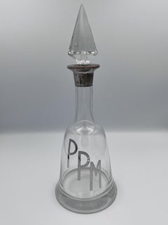 Elegant Art Deco Crystal Decanter