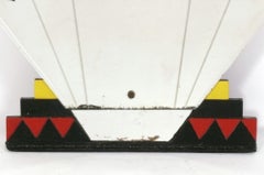 Elegant Art Deco Fan Mirror 26.5"H x 24"W Circa 1930s