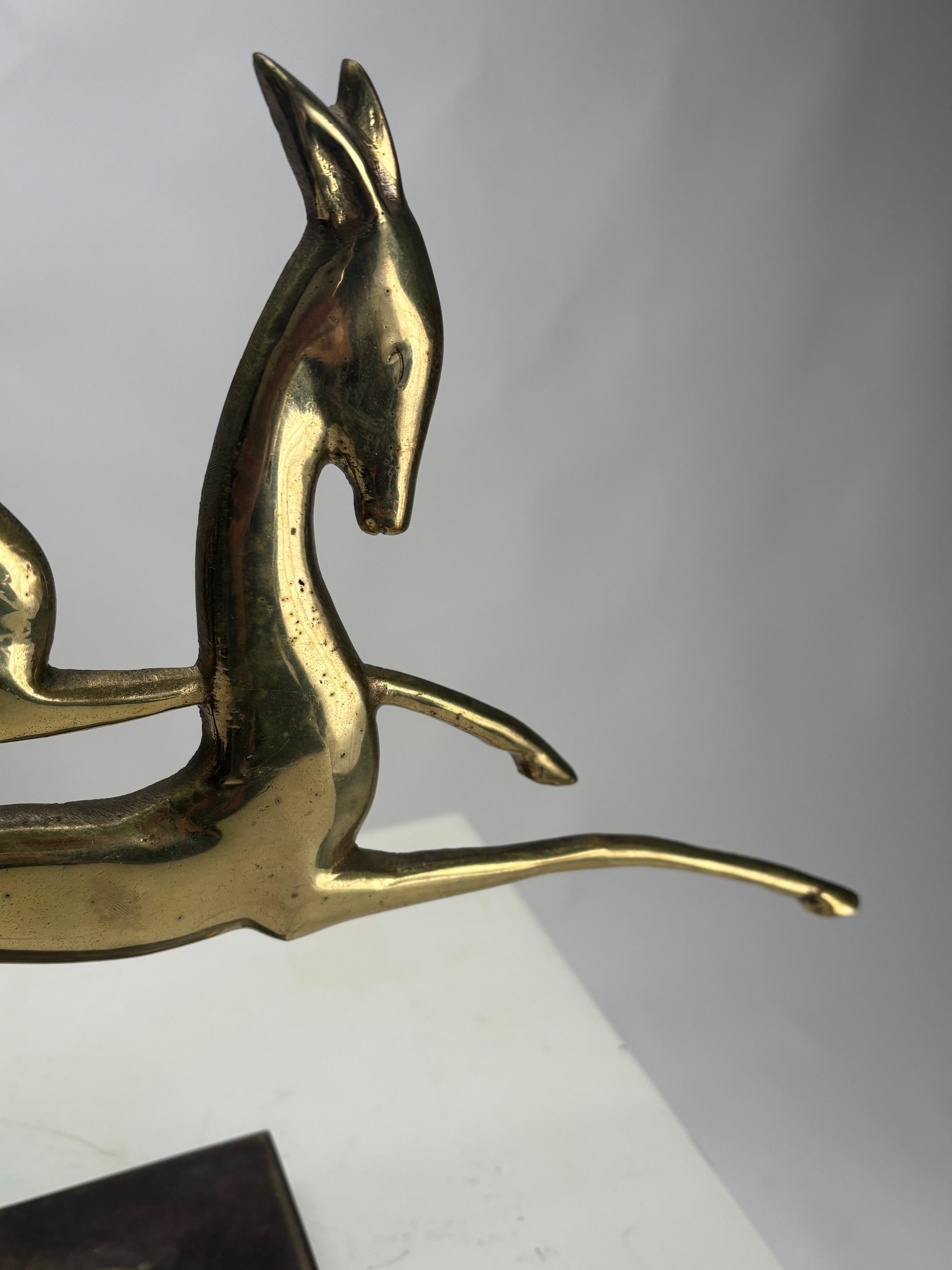 Elegant Art Deco metal table lamp, France, 1940s For Sale 3