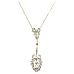 Antique Elegant Art Deco Necklace with Diamonds