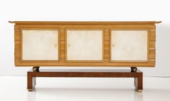 Elegant  Art Deco Oak And Walnut Buffet by Maxime  Old