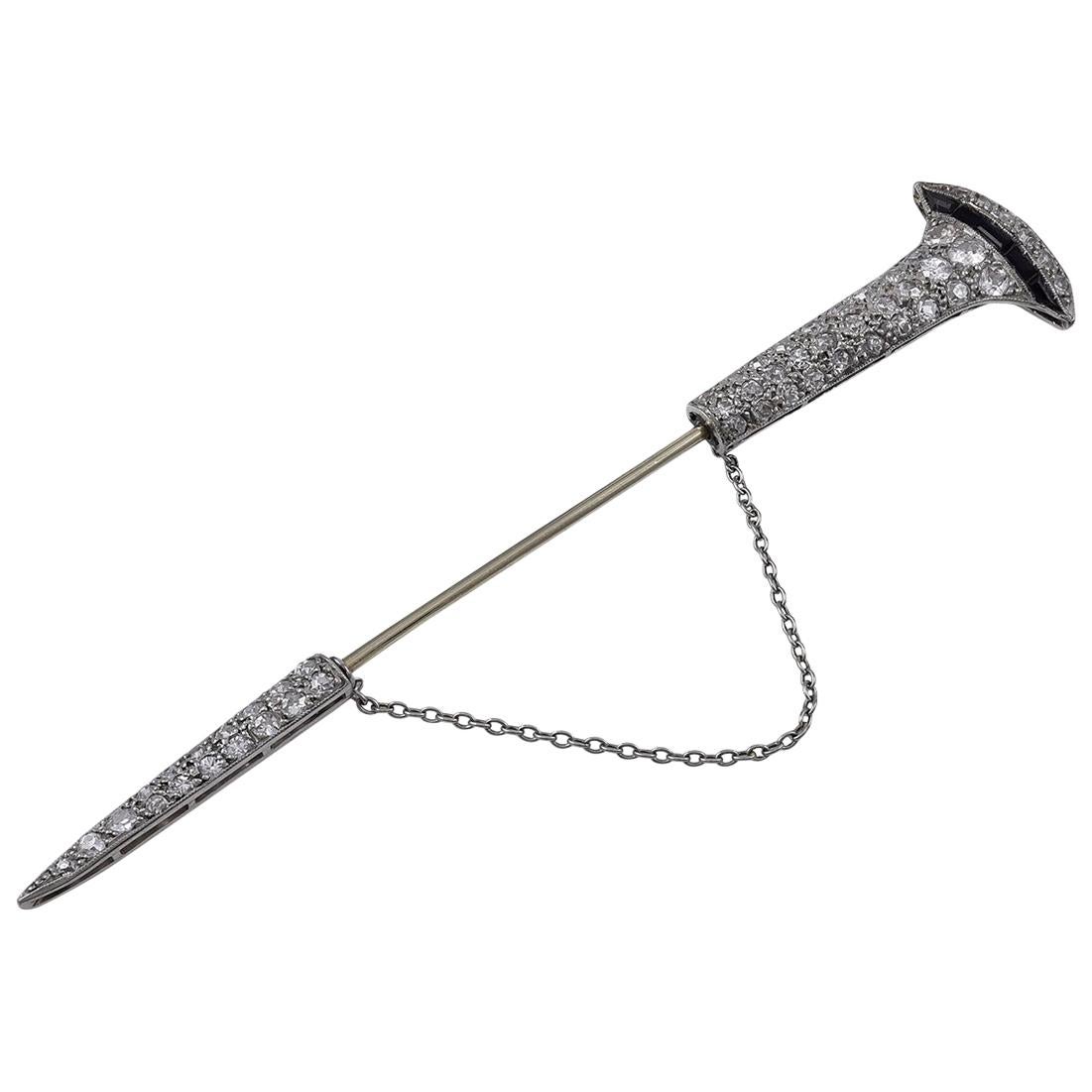 Cartier Jabot Pin 7 For Sale on 1stDibs