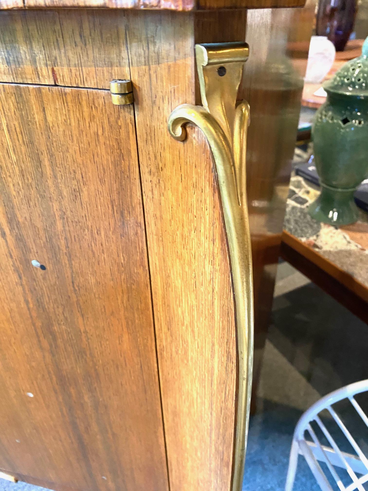 Elegant Art Deco Period palissander buffet by Jules Leleu For Sale 5