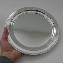 Elegant Art Deco Silver Plated Cocktail Tray by J B Chatterley & Sons Ltd.