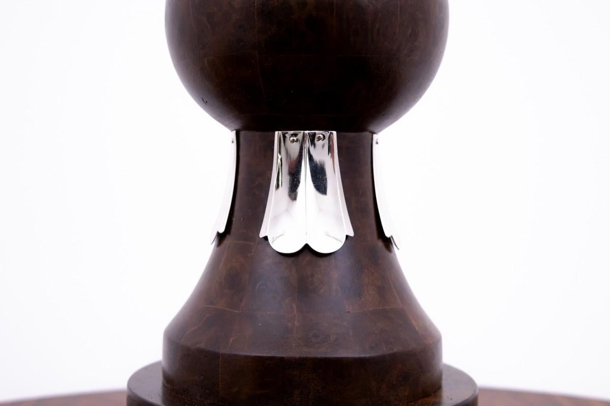 Polonais Elégante lampe de table Art déco, Pologne, années 1950. en vente