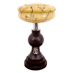 Elegant Art Deco table lamp, Poland, 1950s.