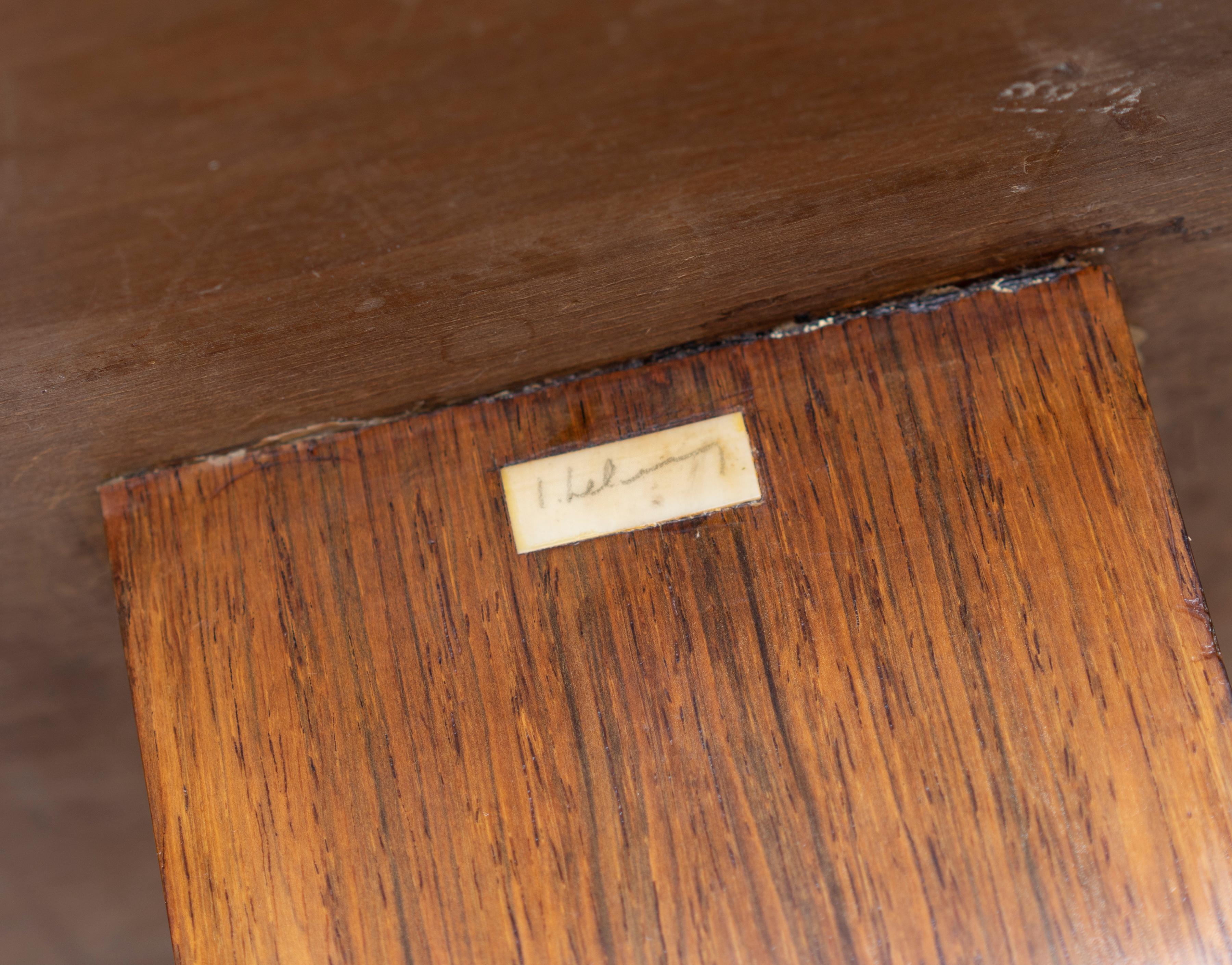 Elegant Art Deco Walnut Gueridon by Jules Leleu 3
