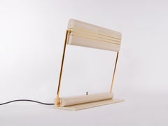 Elegant Articulating Fratelli Martini Art Deco Streamline Desk Lamp, 1930s