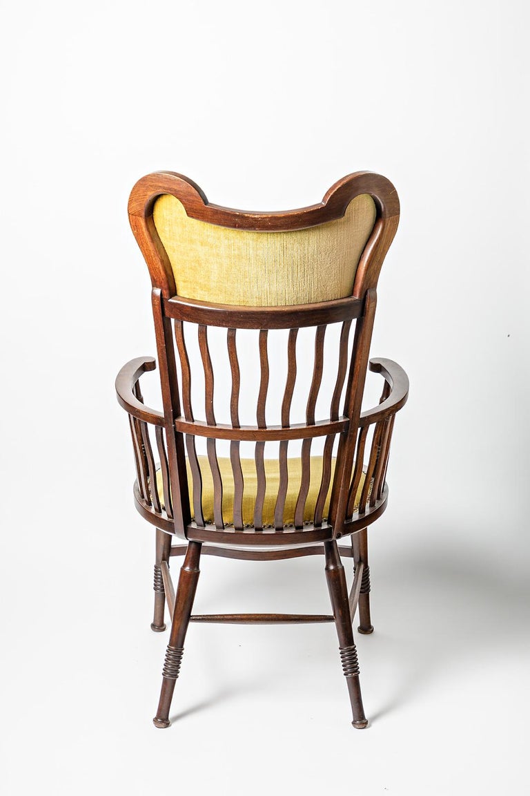 Elegant Arts & Crafts 1900 Armchair or Chair Mid-20th Century Design Thonet In Good Condition For Sale In Neuilly-en- sancerre, FR