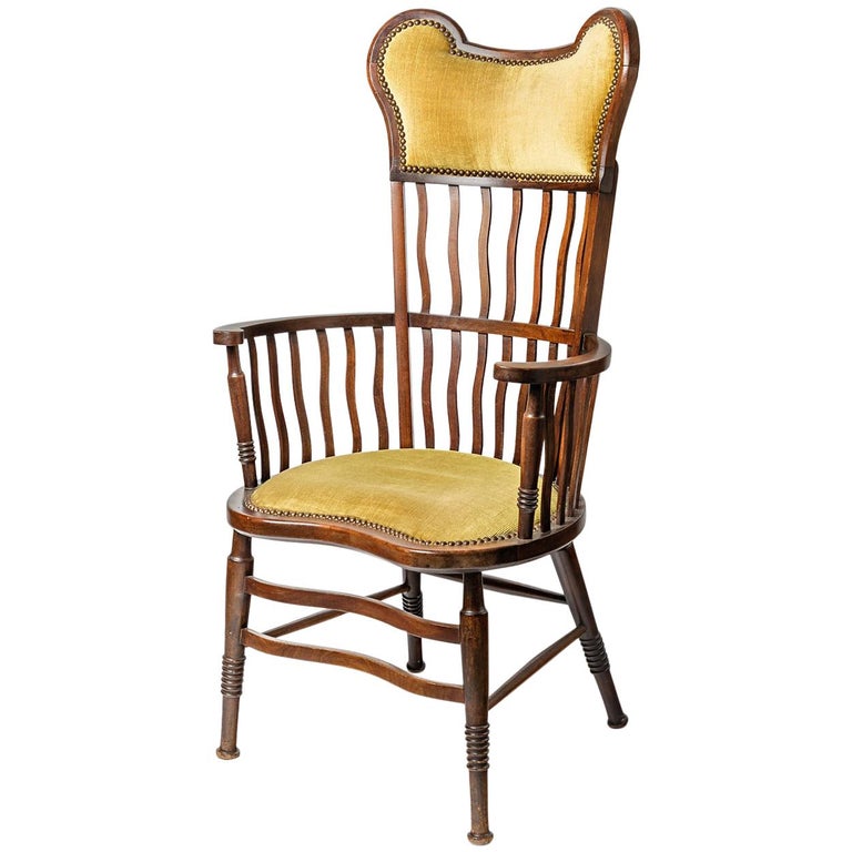 Elegant Arts & Crafts 1900 Armchair or Chair Mid-20th Century Design Thonet For Sale