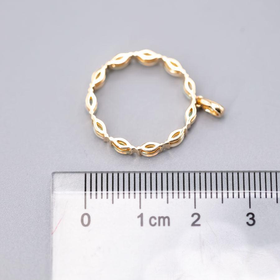 da uomo o donna Eleganza della collana di diamanti australiani massicci in oro giallo 18 carati in vendita