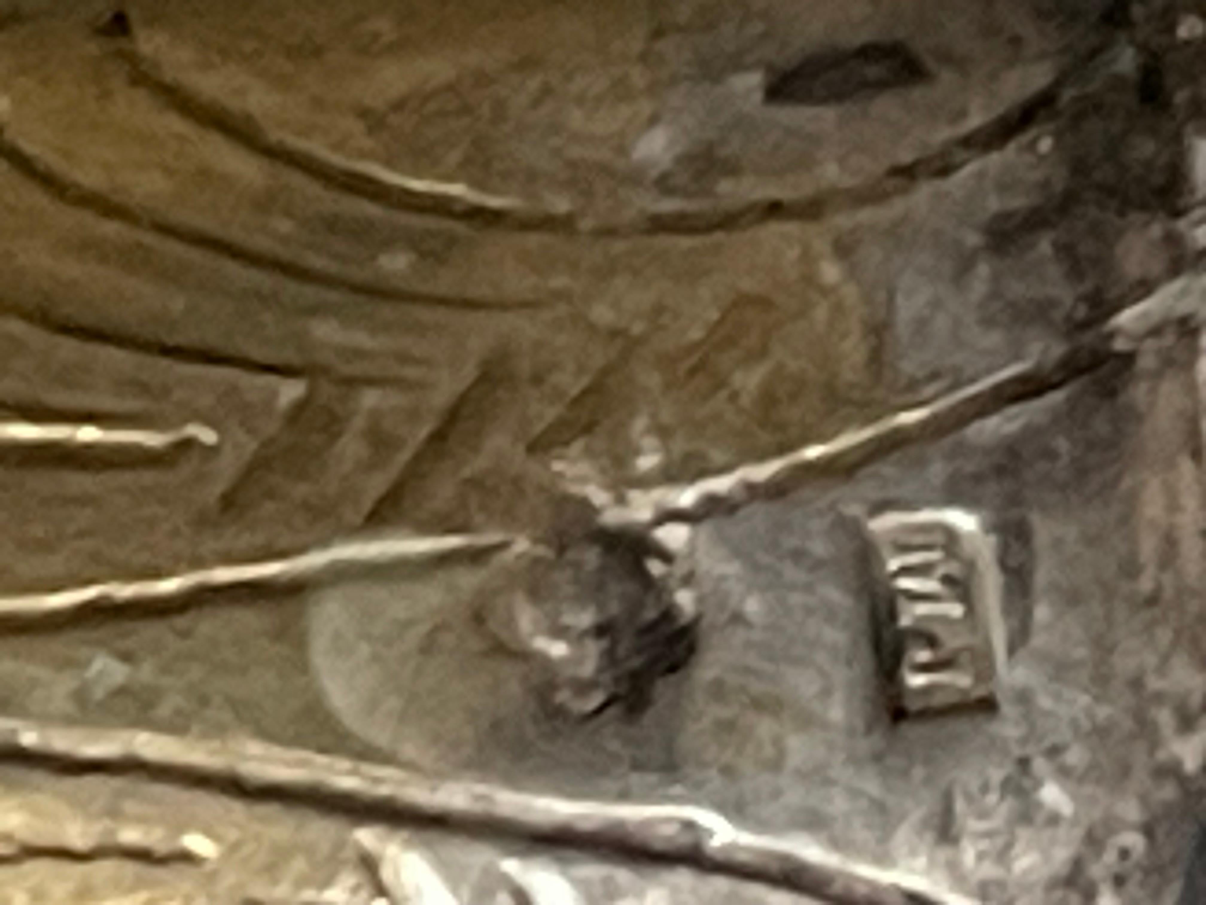 Eleg Eleg A.I.C., Menorah austriaco in argento antico da 27