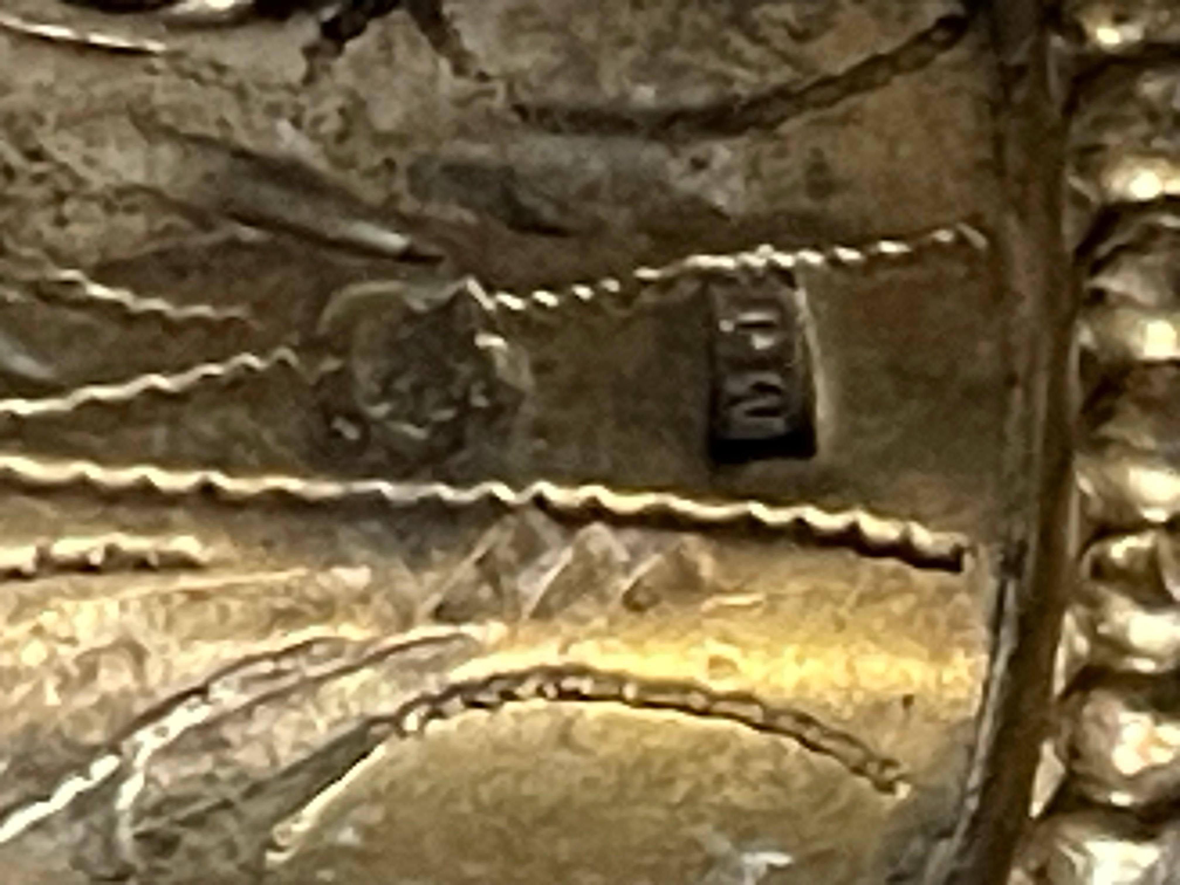 Eleg Eleg A.I.C., Menorah austriaco in argento antico da 27
