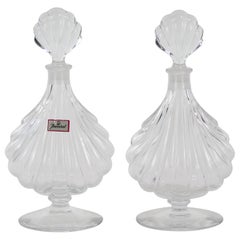 Élégante paire de flacons de parfum en cristal de Baccarat