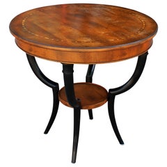 Elegant Baker Two-Tone Gueridon or Occasional Table