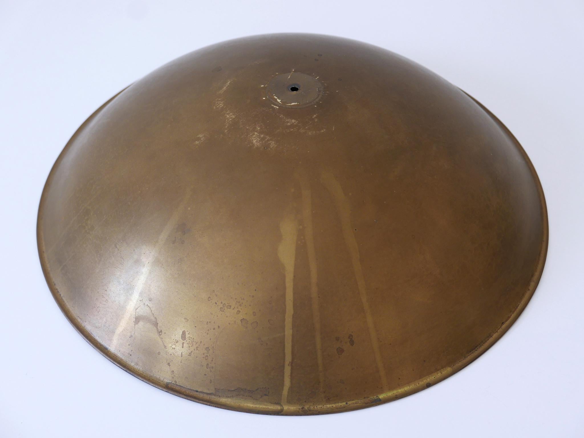 Elegante Bauhaus Art Deco Messing-Tischlampe oder Schreibtischlampe, Deutschland 1930er Jahre im Angebot 11
