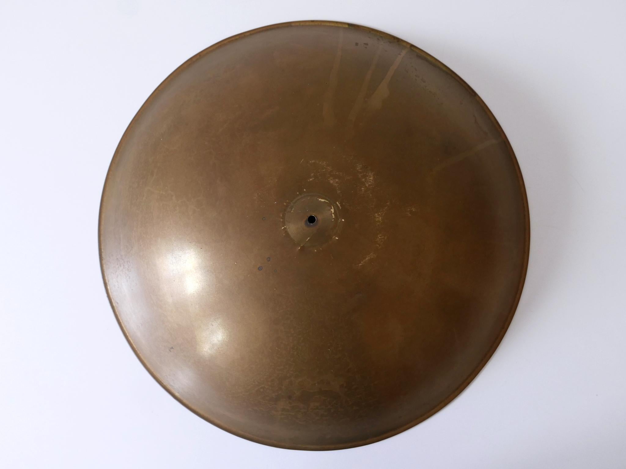 Elegante Bauhaus Art Deco Messing-Tischlampe oder Schreibtischlampe, Deutschland 1930er Jahre im Angebot 13
