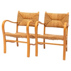 Elegant Bauhaus-Style Armchairs, 1960s