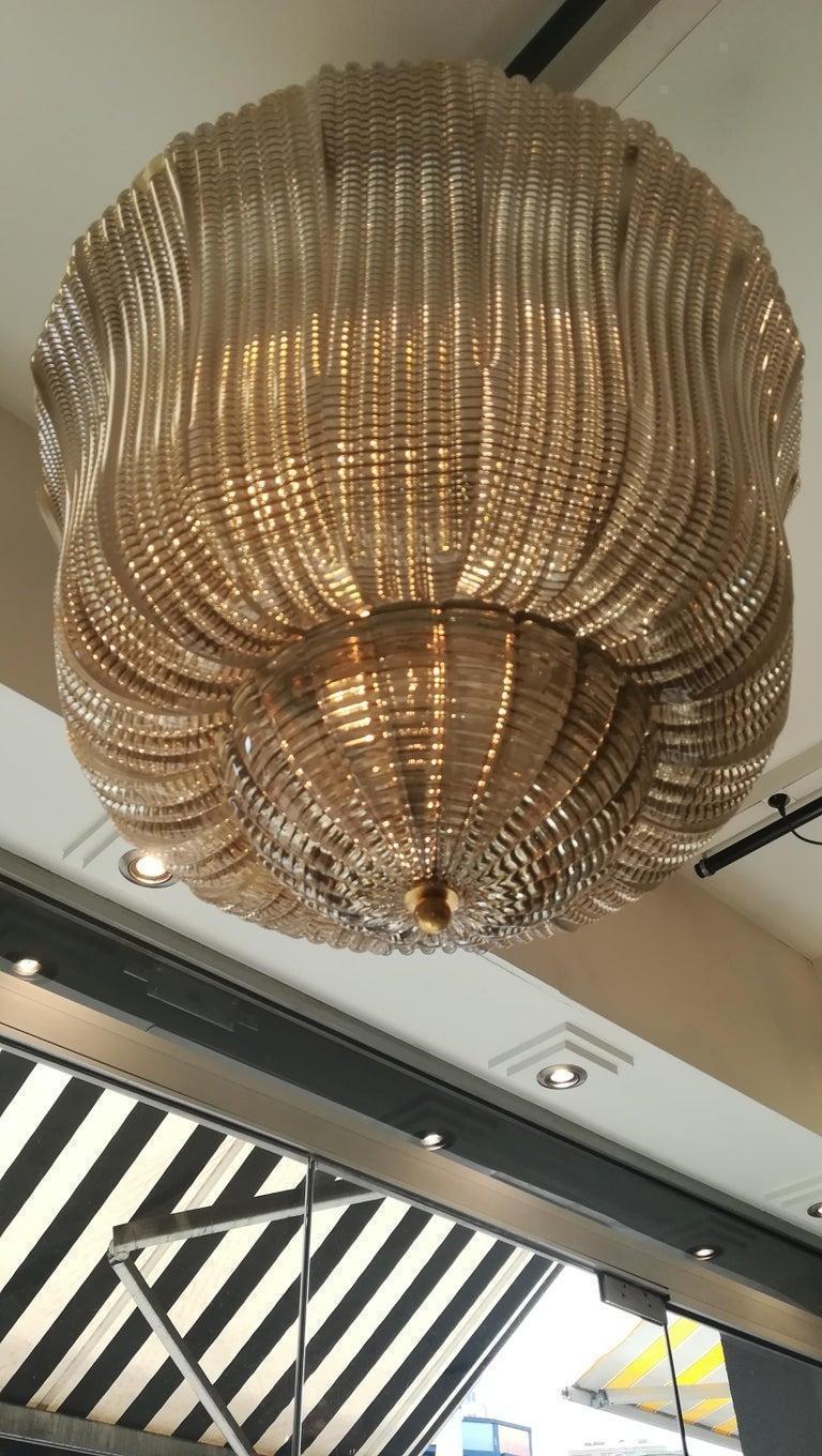Italian Elegant Beaded Glass Lantern
