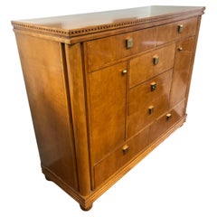 Retro Elegant Biedermeier Style Sideboard Cabinet with Multiple Drawers and Shelves