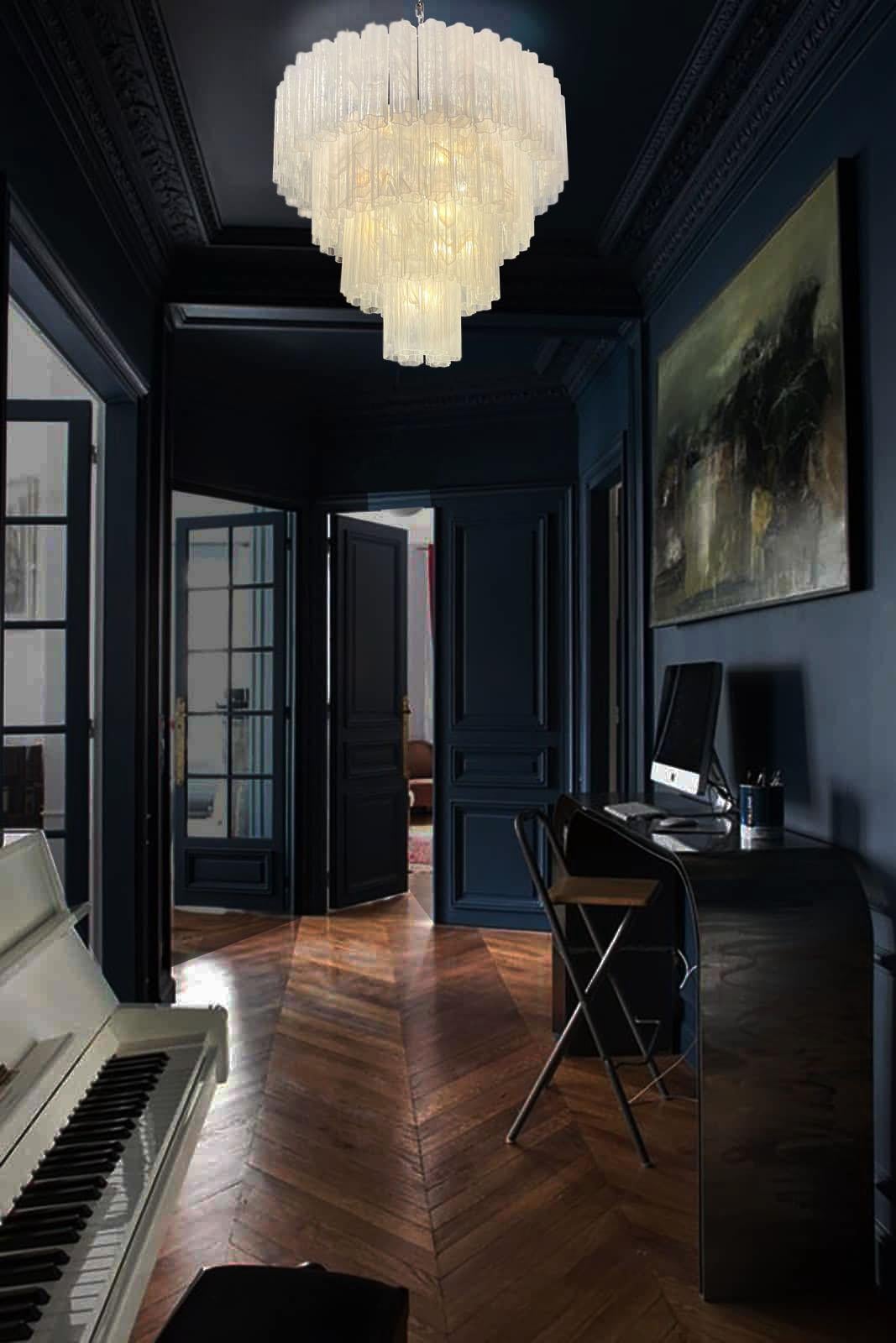 murano glass chandelier vintage