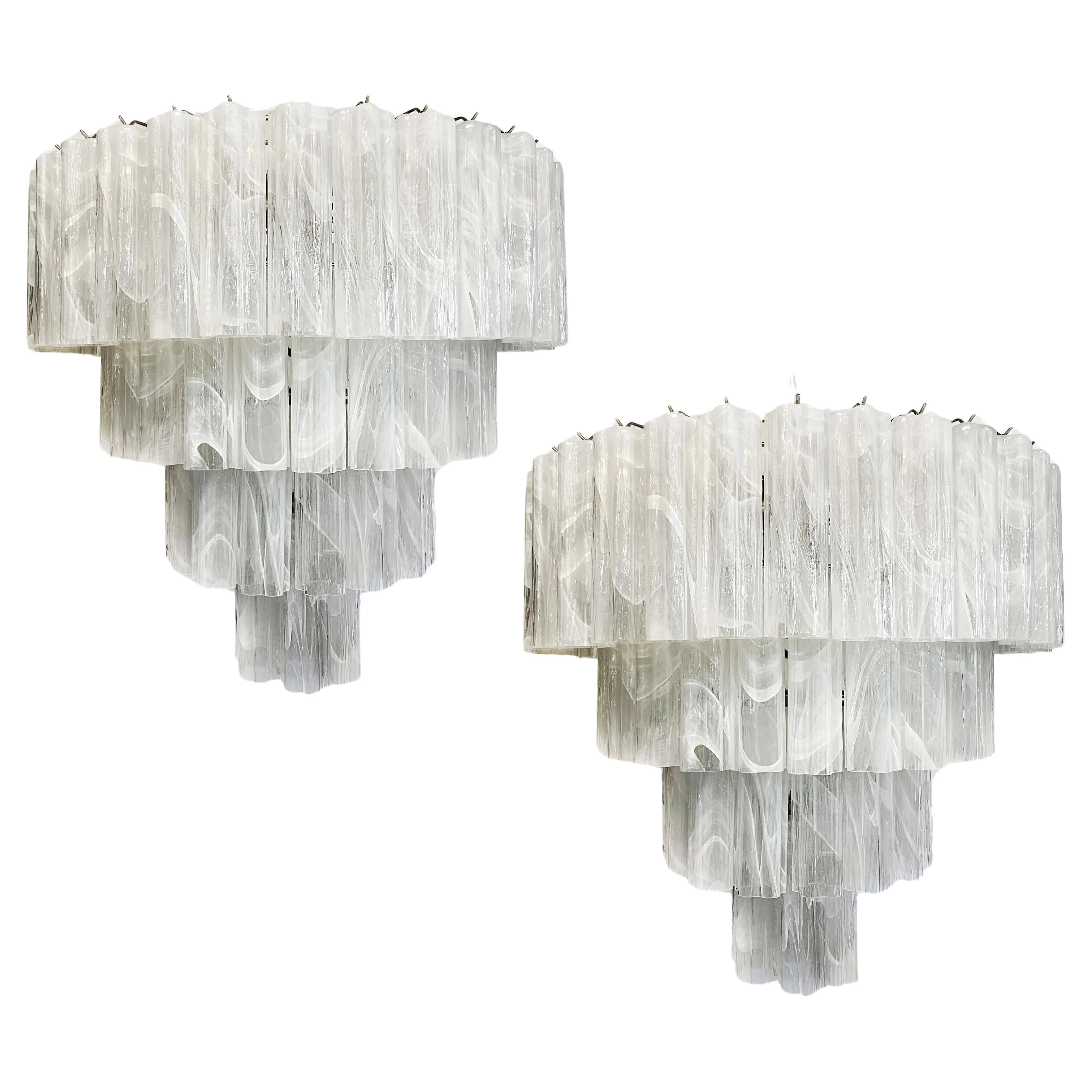 murano glass tiered chandelier with 78 glasses