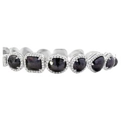 Elegant Black Gemstone Bracelet