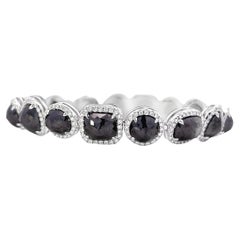 Elegant Black Gemstone Bracelet