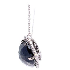 Elegant Black Gemstone Pendant