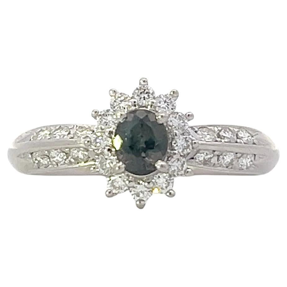 Elegant Black Gemstone Ring For Sale