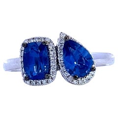 Elegant Blue Gemstone Ring