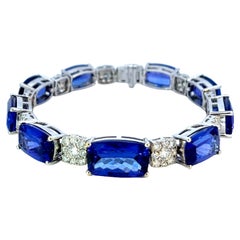 Elegant Blue Sapphire Bracelet