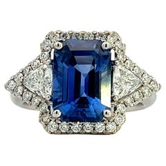 Elegant Blue Sapphire Ring