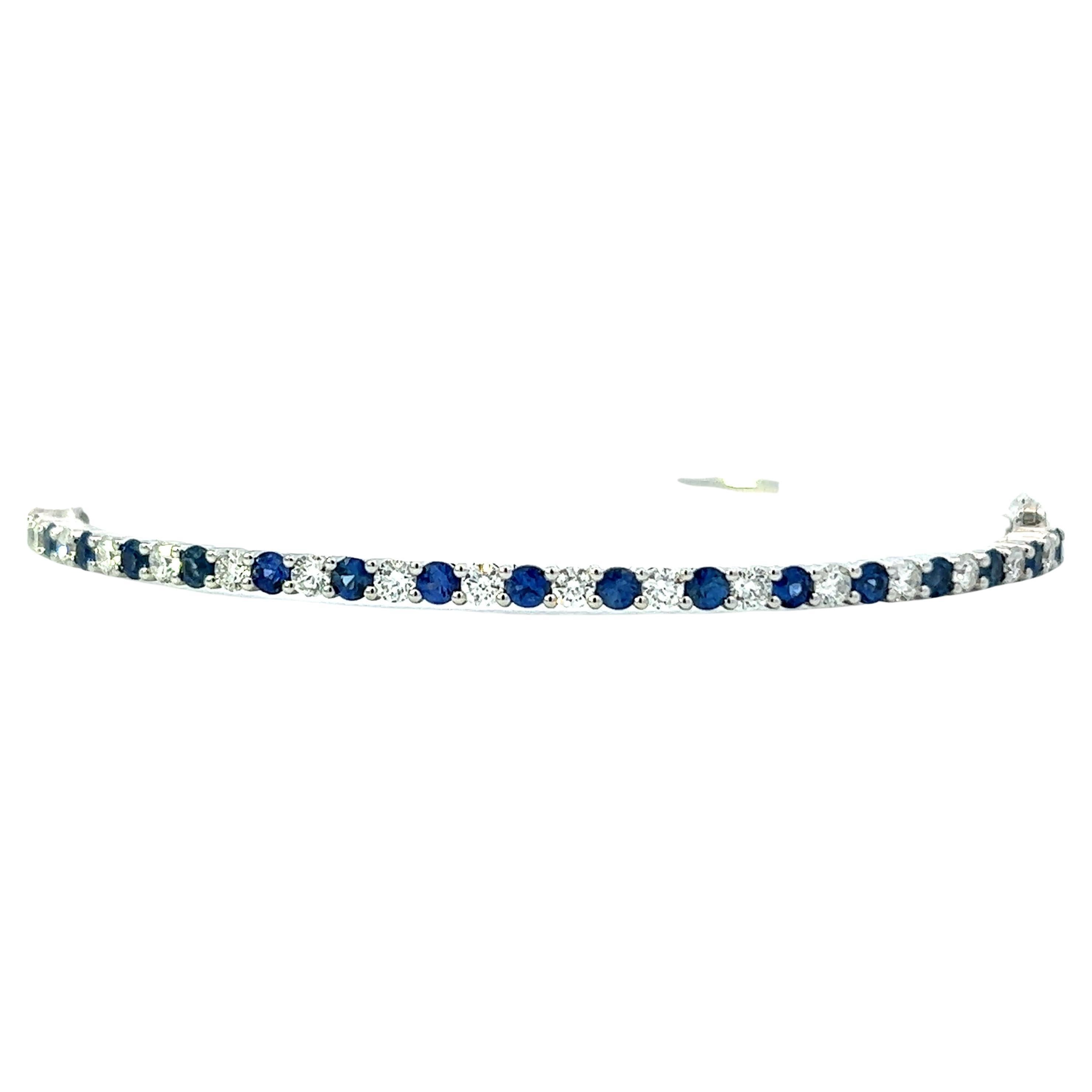 Elegant Blue Stone Bracelet