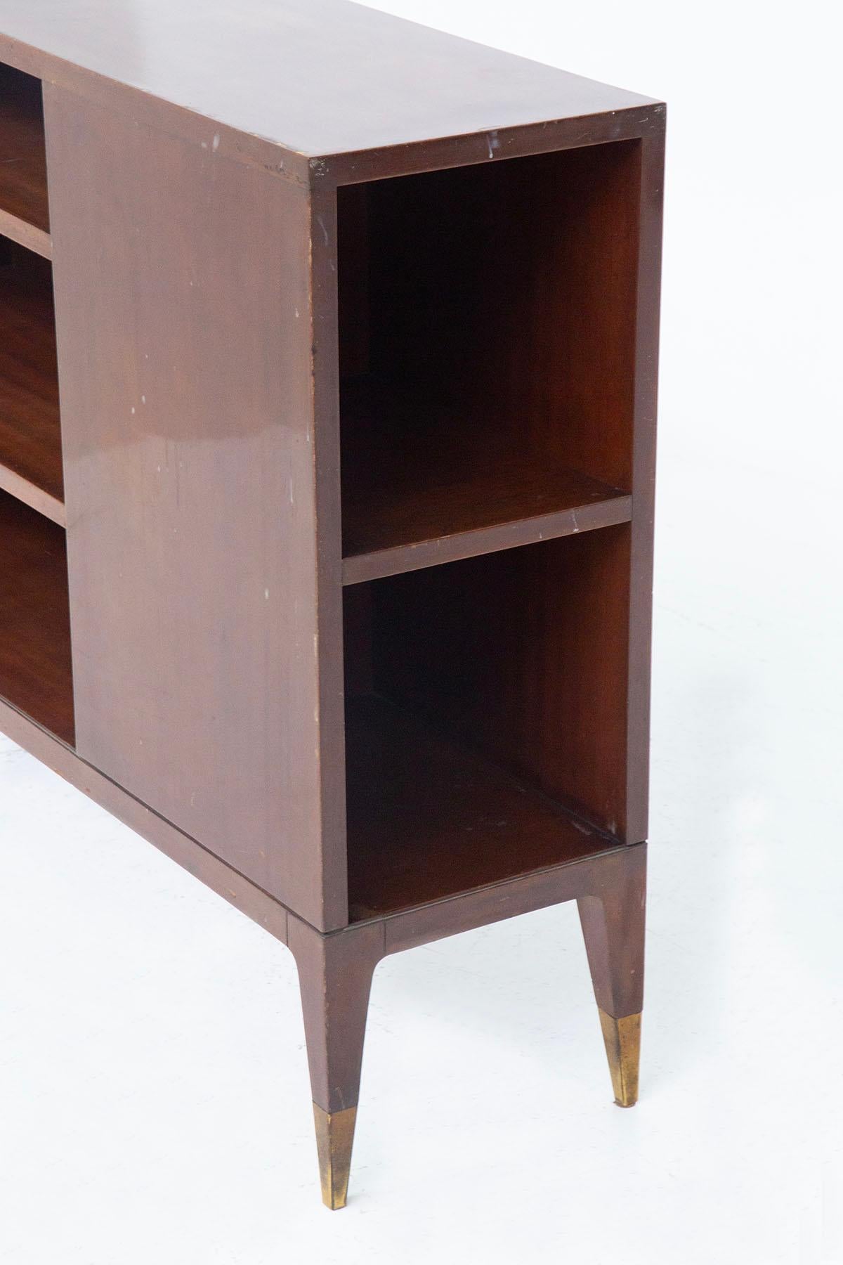 Elegant Bookcase Cabinet Attributed to Gio Ponti 2