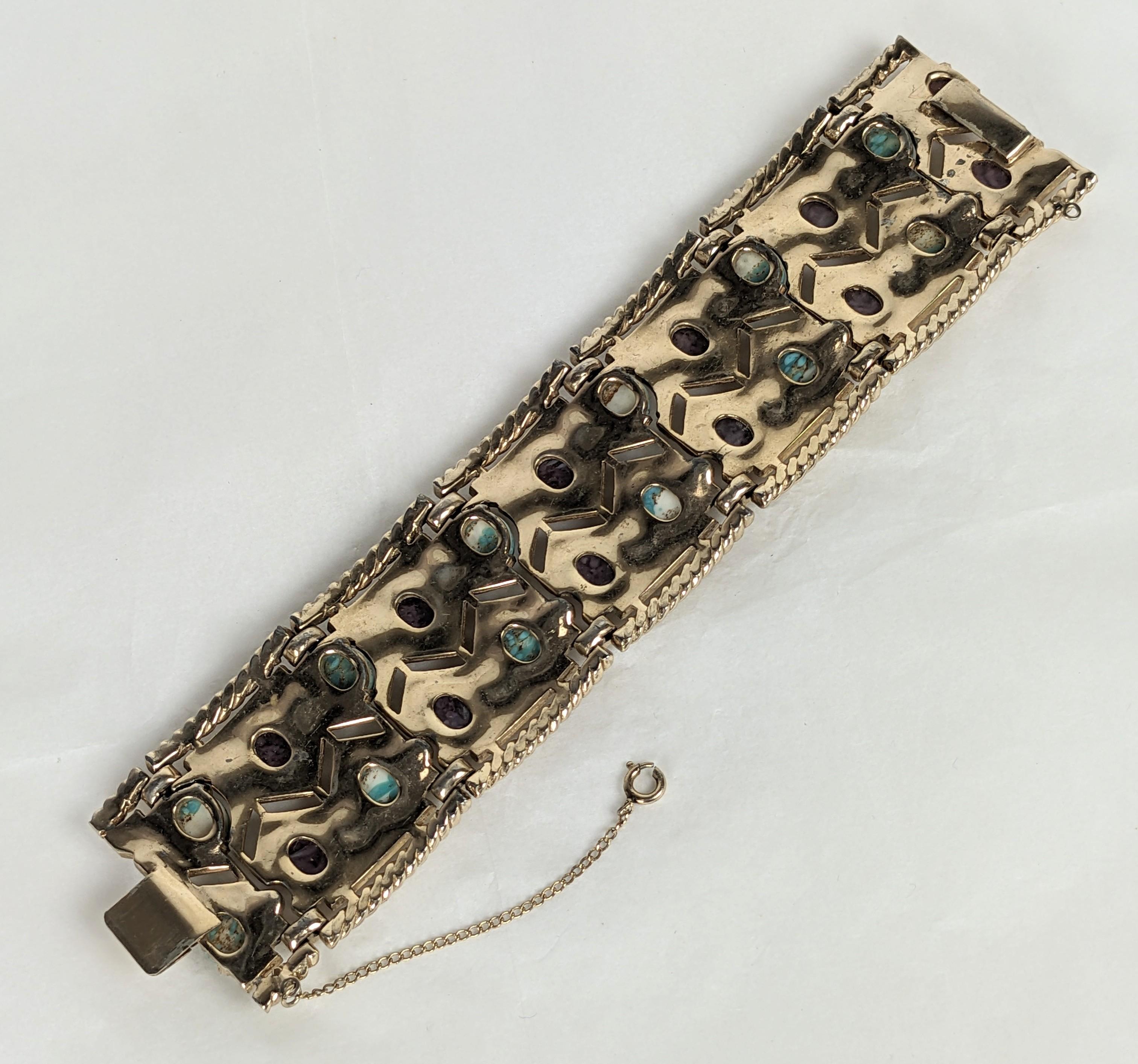 Bracciale Eleg Boucher in finto turchese e ametista In condizioni buone in vendita a New York, NY