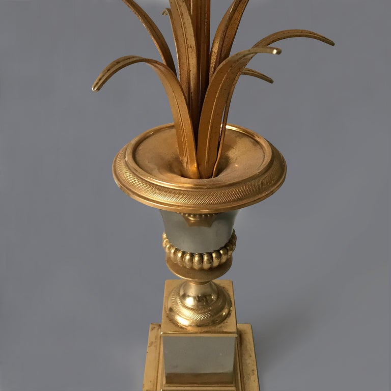 Elegant Boulanger Palm Table Lamp In Good Condition For Sale In London, GB