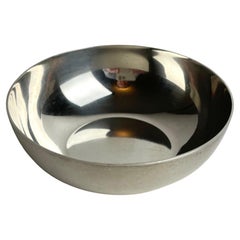 Elegante Schale aus Sterlingsilber von Erik Fleming aus dem Atelier Borgila aus dem Jahr 1954