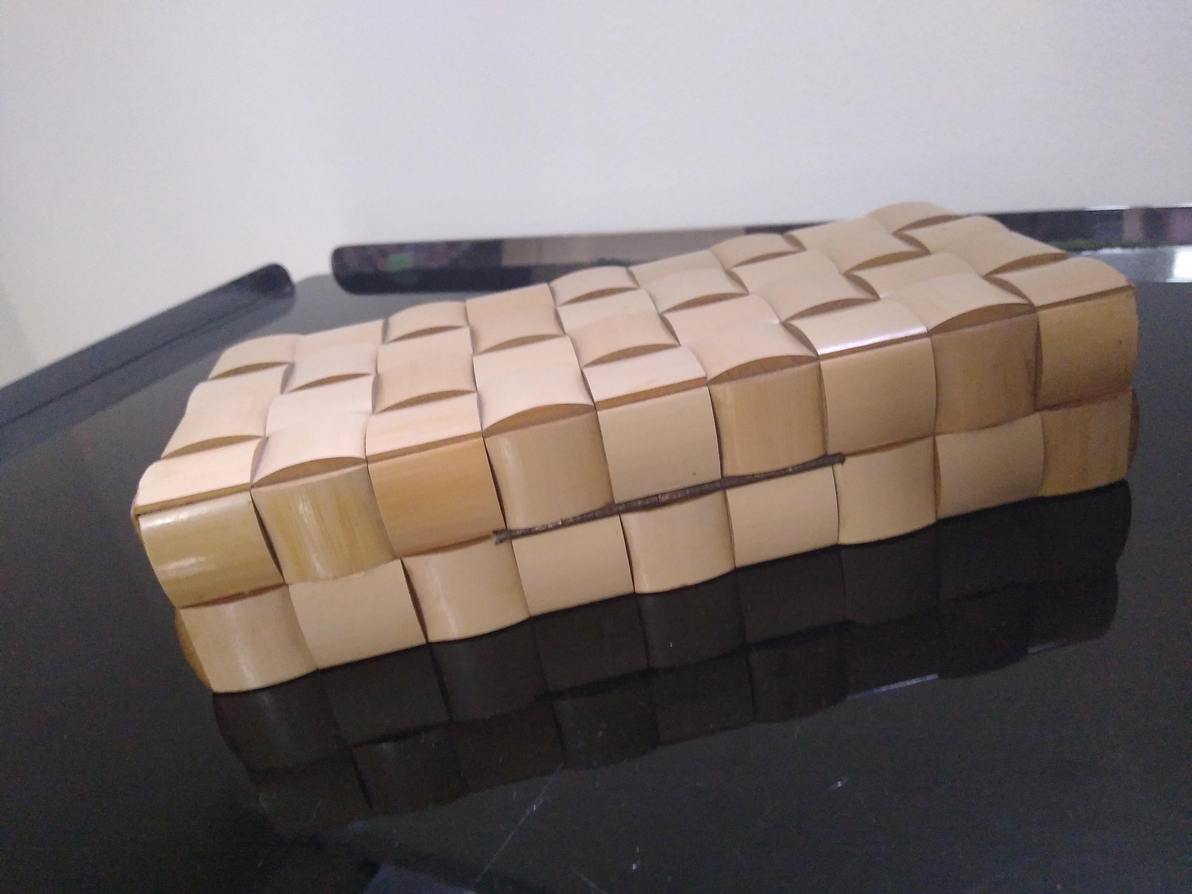 Elegante caja de madera, Italia Años 60 en Bueno estado para la venta en Catania, IT