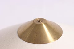 Eleganza della lampada da tavolo in ottone e teak di Bent Karlby con braccio regolabile e Fabrice